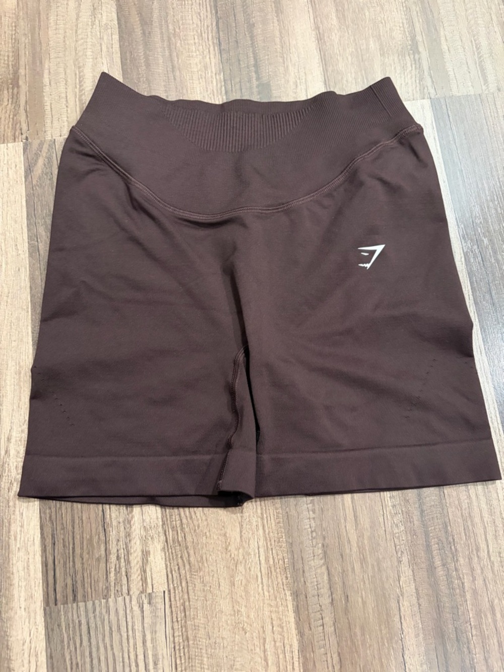 Gymshark Women's Dark Brown High-Rise Bike Shorts